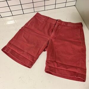 J. Crew Red Chino Shorts